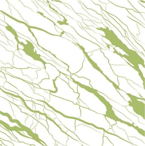 Керамогранит Ornamenta Artwork Marble Green AR6060MG, цвет зелёный, поверхность матовая, квадрат, 600x600