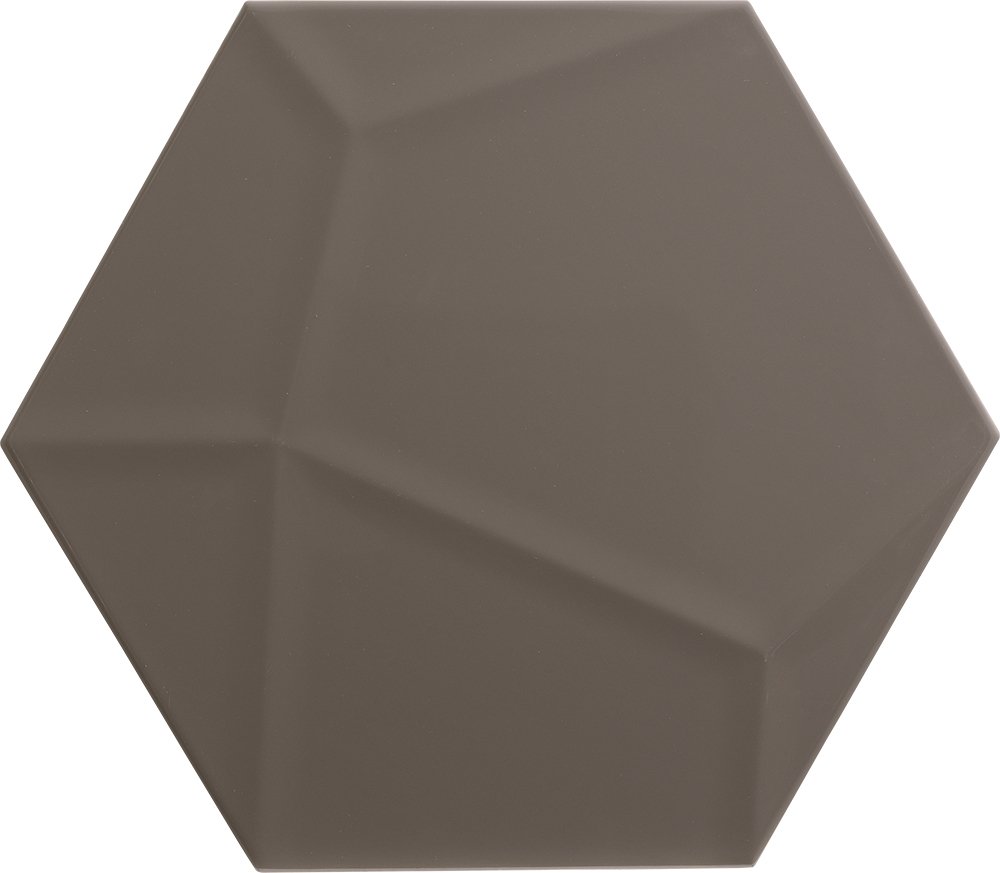 Декоративные элементы Tagina Details Hex Venis Brown 9EF57HV, цвет коричневый, поверхность матовая, прямоугольник, 420x364