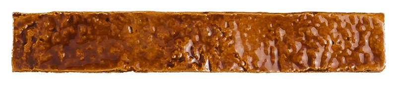 Керамическая плитка Amadis Brutalist Honey Crackle 8436552228555, цвет оранжевый, поверхность глянцевая, под кирпич, 38x235