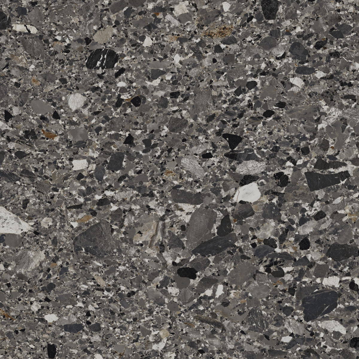 Керамогранит Monocibec Chiaroscuro Cliff Nat Rett 118472, цвет серый, поверхность матовая, квадрат, 1200x1200
