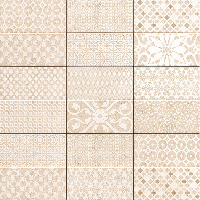Декоративные элементы Mainzu Menfis Tebas Beige, цвет бежевый, поверхность матовая, прямоугольник, 100x200