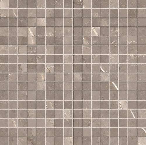 Мозаика Marazzi Italy Allmarble Wall Pulpis Mosaico Satin M8GW, цвет коричневый, поверхность сатинированная, квадрат, 400x400