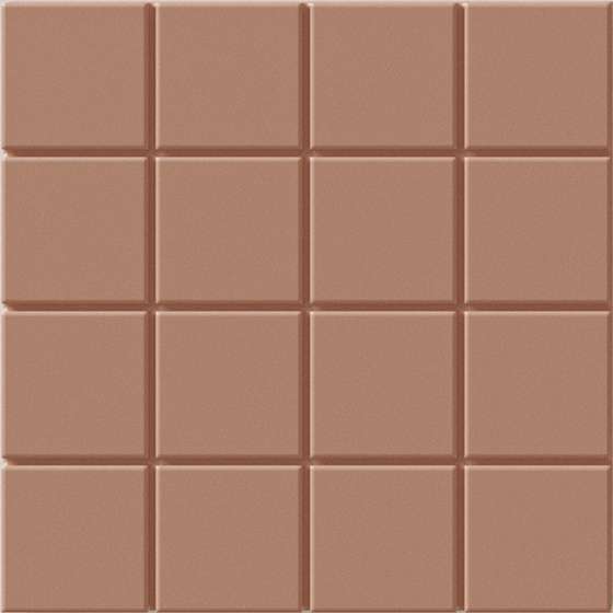 Керамогранит Wow Raster Grid S Mud 131366, цвет коричневый, поверхность матовая, квадрат, 150x150