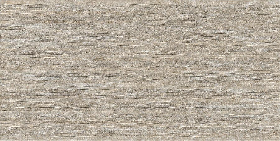Керамогранит Ergon Oros Stone Splitstone Greige EKWE, цвет серый коричневый, поверхность рельефная, прямоугольник, 300x600
