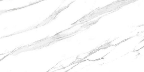 Керамогранит ITC Luna White Glossy, цвет белый, поверхность полированная, прямоугольник, 600x1200