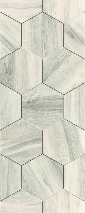 Керамическая плитка Керамин Миф 7, цвет серый, поверхность матовая, прямоугольник, 200x500