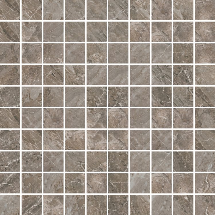 Мозаика Versace Marble Mosaico Grigio T100 240506, цвет серый, поверхность лаппатированная, квадрат, 291x291