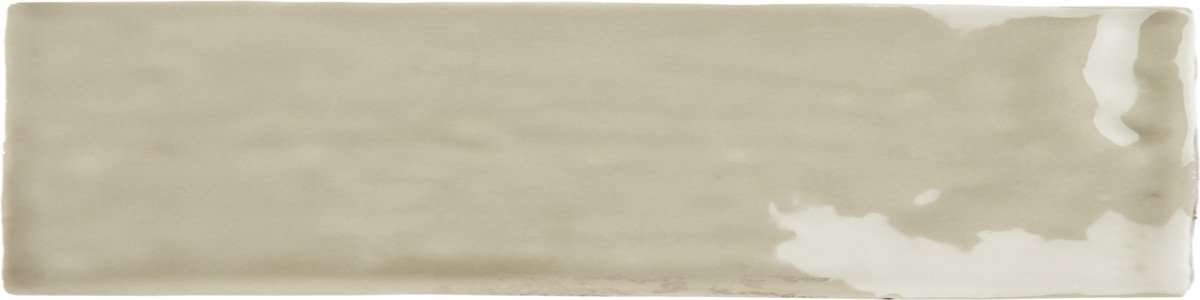 Керамическая плитка Ecoceramic Bronx Alga, цвет бежевый, поверхность глянцевая, прямоугольник, 75x300