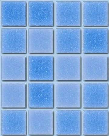 Мозаика Irida Breeze Skyblue, цвет голубой, поверхность глянцевая, квадрат, 327x327