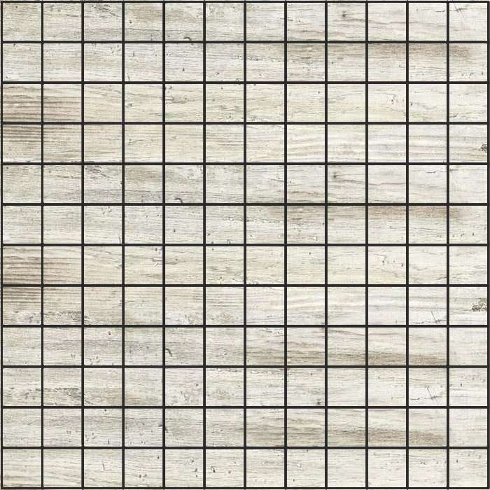 Мозаика Monocibec Yukon Klondike Mos (2,5X2,5) 86249, цвет белый, поверхность матовая, квадрат, 300x300