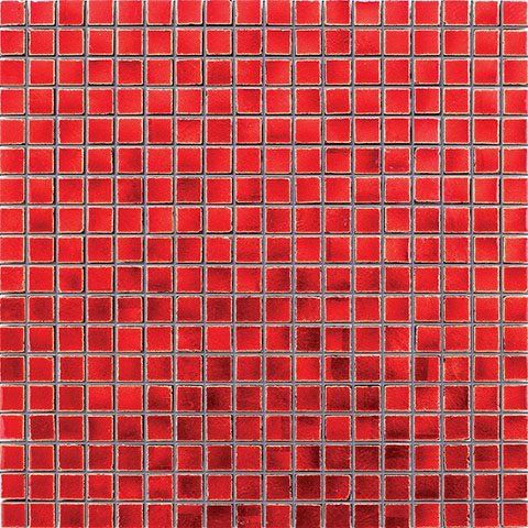 Мозаика Skalini Mercrury MRC (Red)-1, цвет красный, поверхность глянцевая, квадрат, 300x300