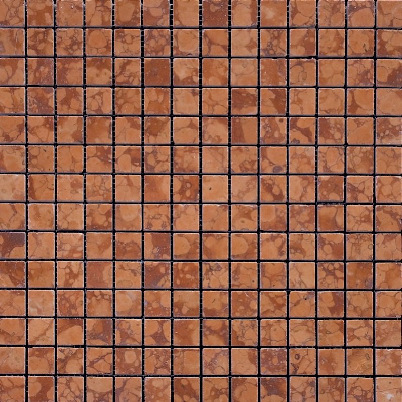 Мозаика Natural Mosaic Adriatica (2X2) M023-20T, цвет оранжевый, поверхность матовая, квадрат, 305x305