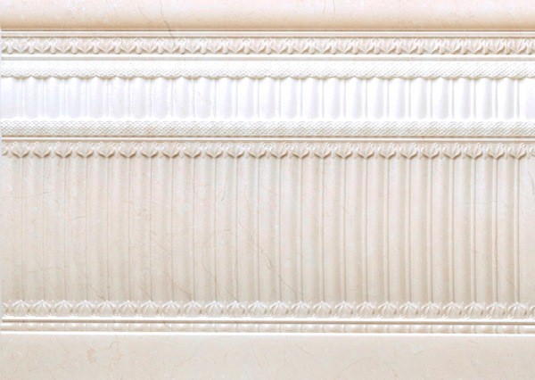 Бордюры Dual Gres Enya Zocalo, цвет белый бежевый, поверхность глянцевая, прямоугольник, 200x300