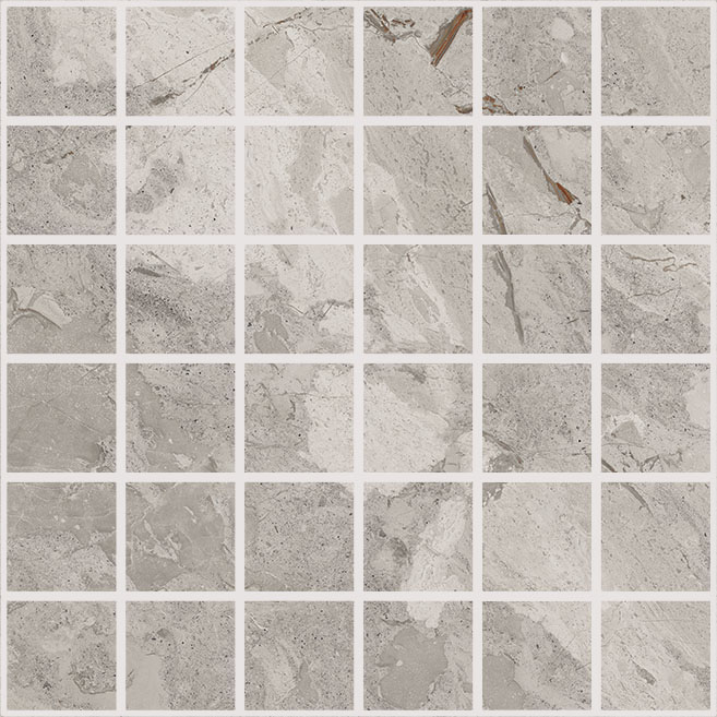 Мозаика Cerdomus Karnis Mosaico Grey Levigato 97398, цвет серый, поверхность полированная, квадрат, 300x300