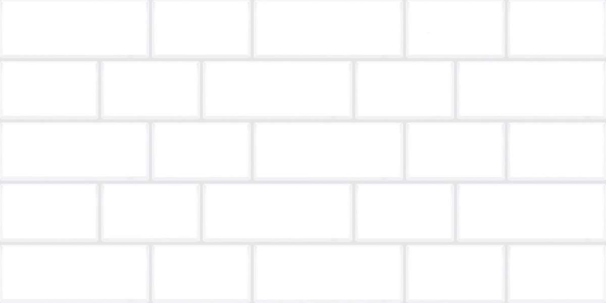 Керамическая плитка Керамин Мирабель 7 тип 1, цвет белый, поверхность глянцевая, под кирпич, 300x600