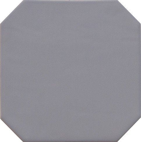 Керамогранит Equipe Octagon Gris Mate 20555, цвет серый, поверхность матовая, восьмиугольник, 200x200