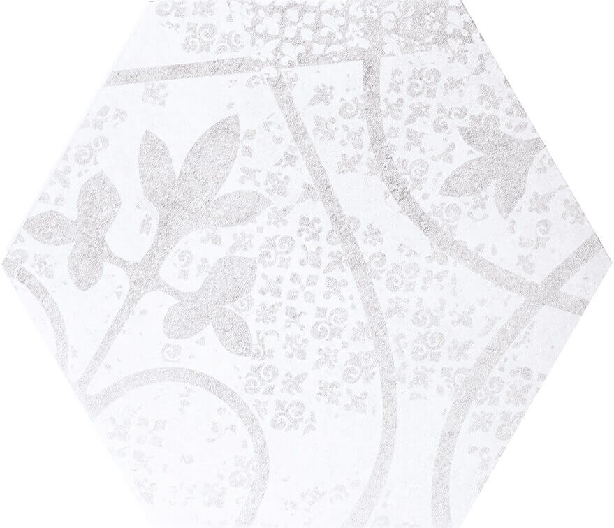 Керамическая плитка Quintessenza Alchimia Ars Mix 1 Bianco Grigio, цвет белый, поверхность матовая, прямоугольник, 266x230