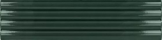 Керамическая плитка Equipe Costa Nova Laurel Green Onda Glossy 28485, цвет зелёный, поверхность глянцевая 3d (объёмная), прямоугольник, 50x200