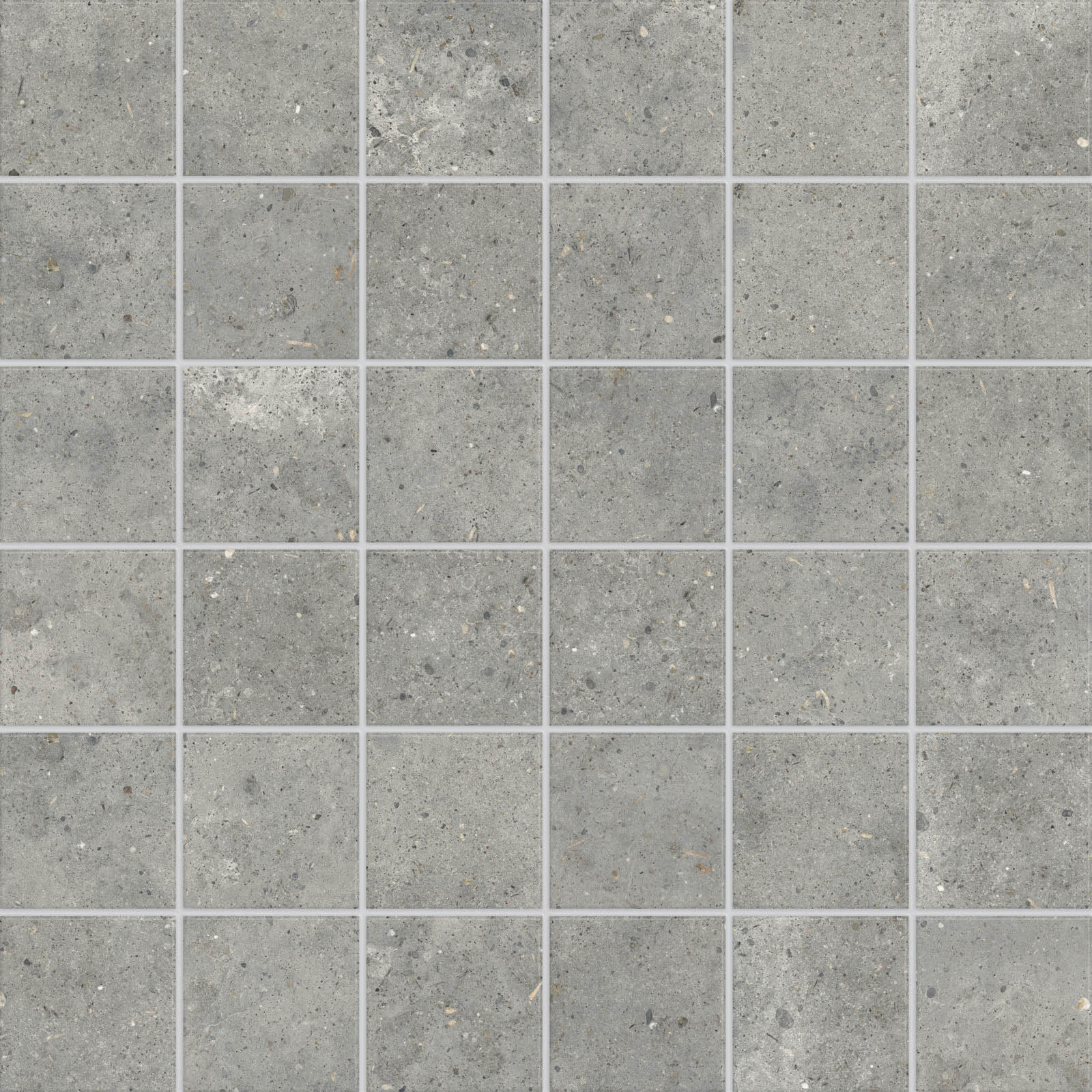 Мозаика Ariana Anima Mos. Grigio PF60007946, цвет серый, поверхность матовая, квадрат, 300x300
