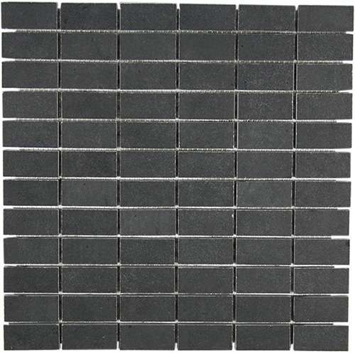 Мозаика Terratinta Betontech Anthracite TTBT06M2N, цвет чёрный, поверхность матовая, квадрат, 300x300