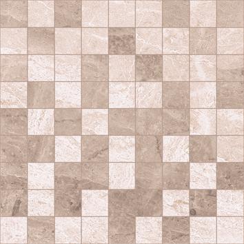 Мозаика Laparet Pegas коричневый+бежевый, цвет коричневый бежевый, поверхность матовая, квадрат, 300x300