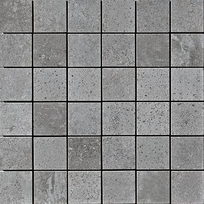 Мозаика Serenissima Costruire Mos (5X5) Metallo Titanio 1062371, цвет серый, поверхность матовая, квадрат, 300x300