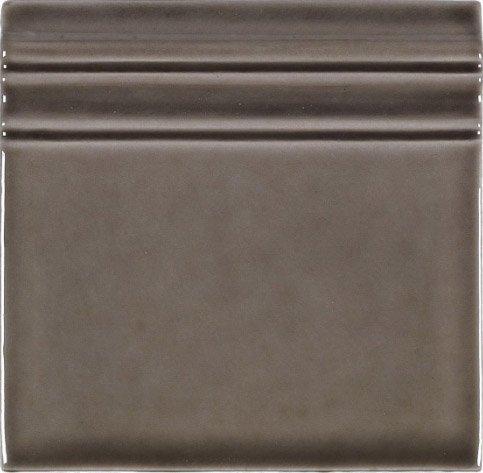 Бордюры Adex ADST5104 Rodapie Timberline, цвет серый, поверхность глянцевая, квадрат, 148x148