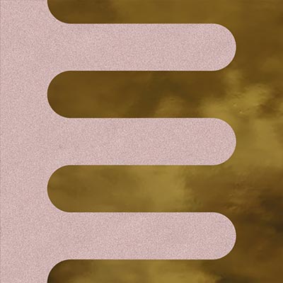 Декоративные элементы Vives Filippo Soul Garland Coral Oro, цвет розовый золотой, поверхность матовая, квадрат, 200x200