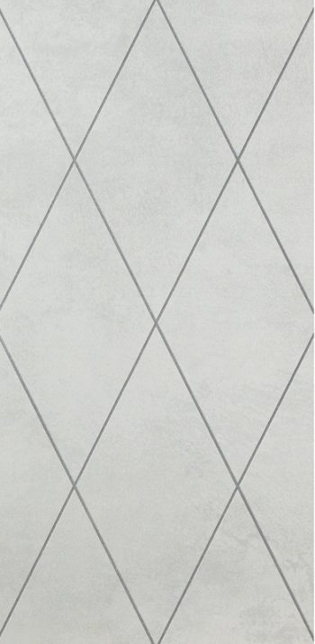 Декоративные элементы Petracers Maiora Rhombus Fregio Platino Beige, цвет серый, поверхность глянцевая, прямоугольник, 500x1000