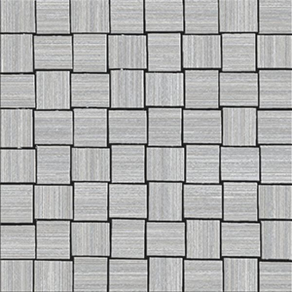 Мозаика Polcolorit Ds-Parisien Grigio Mosaic D, цвет серый, поверхность глянцевая, квадрат, 300x300
