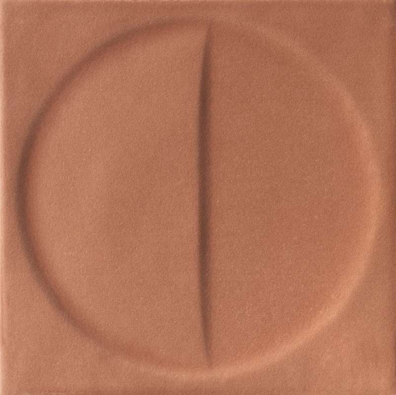 Керамическая плитка Iris Bottega D’Arte Motivi Corallo Matt 511017, цвет коричневый, поверхность матовая, квадрат, 150x150