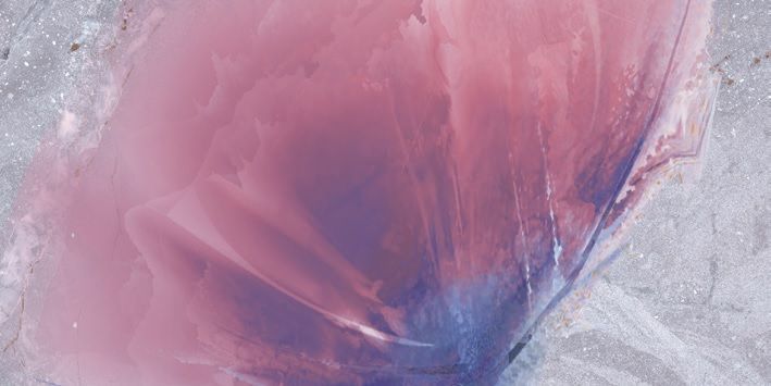 Декоративные элементы Нефрит керамика Барбадос Панно 2 04-01-1-18-05-06-1420-2, цвет розовый, поверхность матовая, прямоугольник, 300x600