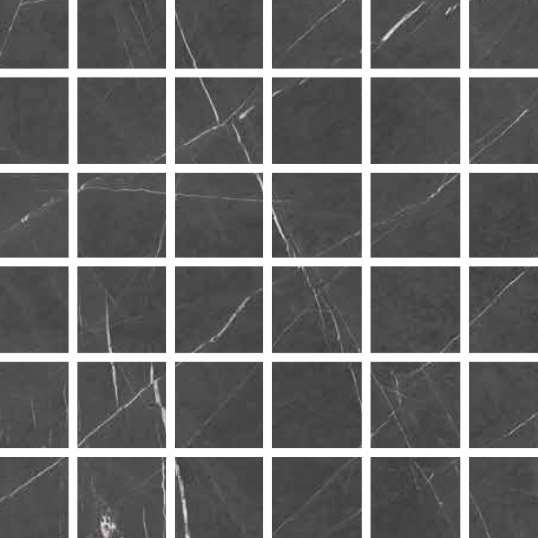 Мозаика Alfalux Canova Greystone Luc. Mos. 36 7331455, цвет серый, поверхность полированная, квадрат, 300x300