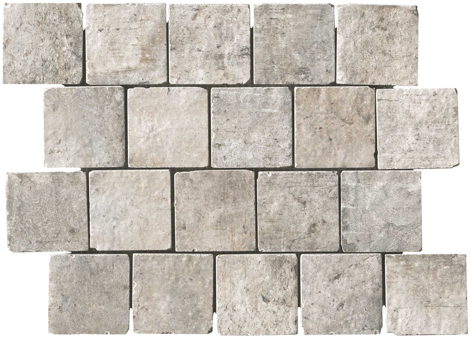 Мозаика Cir Chicago Mosaico Spacco (7,5*7,5) South Side 1048269, цвет серый, поверхность матовая, прямоугольник, 300x400