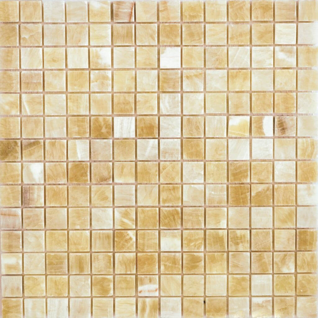 Мозаика Q-Stones QS-009-20P/10, цвет бежевый, поверхность матовая, квадрат, 305x305