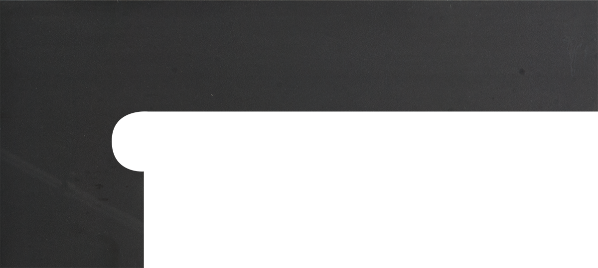 Спецэлементы Venatto Pulido Nero Antracita Recto L, цвет чёрный, поверхность полированная, прямоугольник, 190x424
