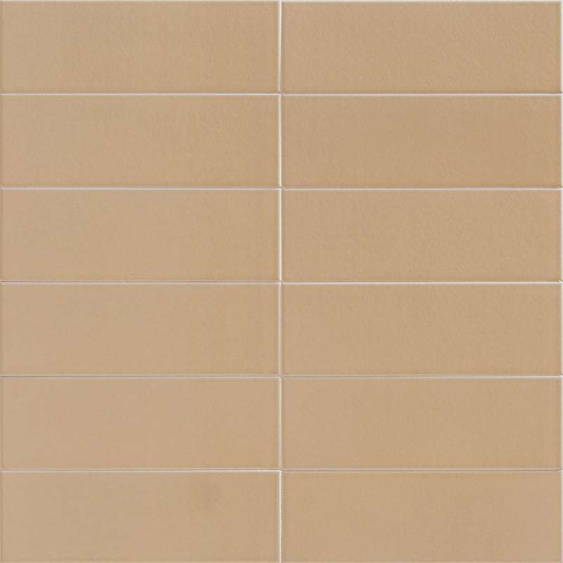 Керамическая плитка Mainzu Jungle Earth, цвет коричневый, поверхность глянцевая, прямоугольник, 100x300