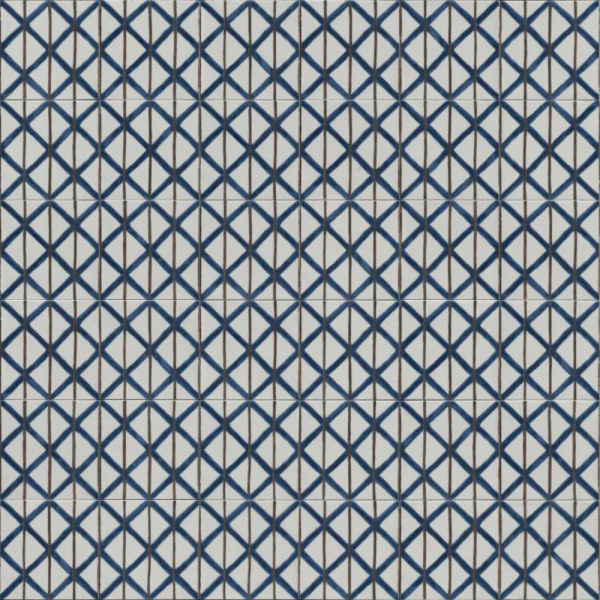 Декоративные элементы Ragno Sol Tappeto 4 R9QS, цвет синий, поверхность глянцевая, квадрат, 150x150