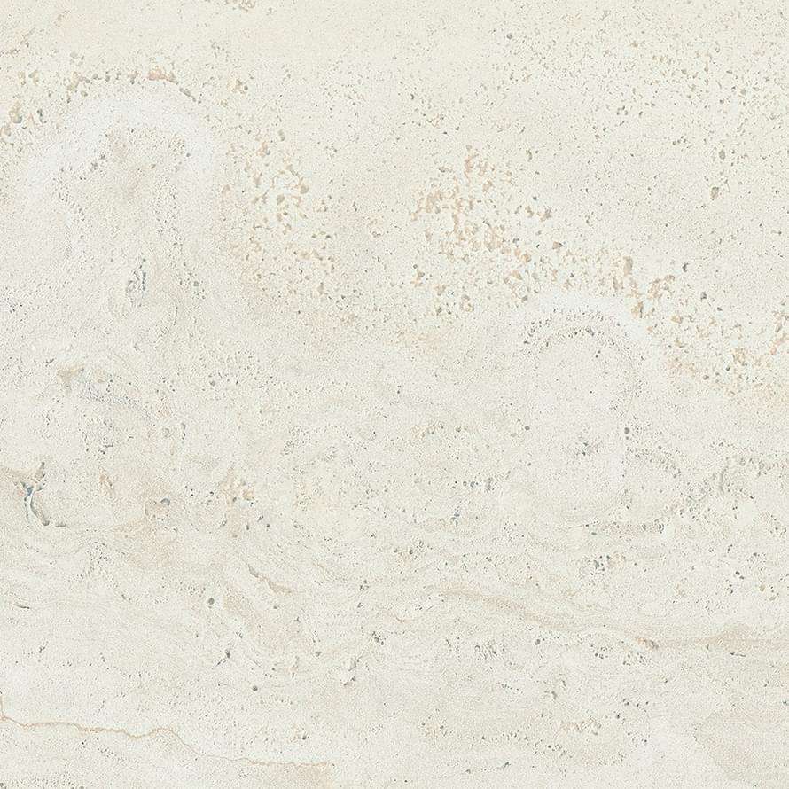 Широкоформатный керамогранит Provenza Unique Travertine Minimal White Naturale ELL9, цвет белый, поверхность натуральная, квадрат, 1200x1200