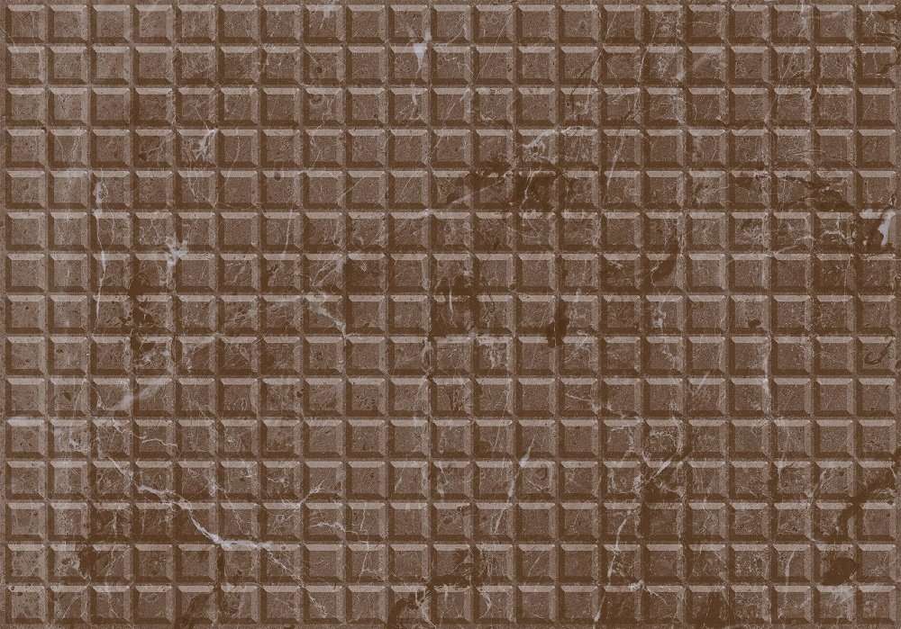 Керамическая плитка Axima Кармен Низ Коричневый, цвет коричневый, поверхность глянцевая, прямоугольник, 280x400