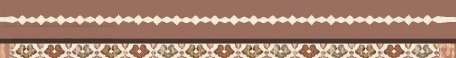 Бордюры Ceranosa Moldura Samarkanda, цвет коричневый, поверхность глянцевая, прямоугольник, 40x235
