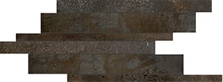 Декоративные элементы Floor Gres Flowtech Aged Bronze Nat.List.Sfals 756616, цвет коричневый, поверхность матовая, , 210x400