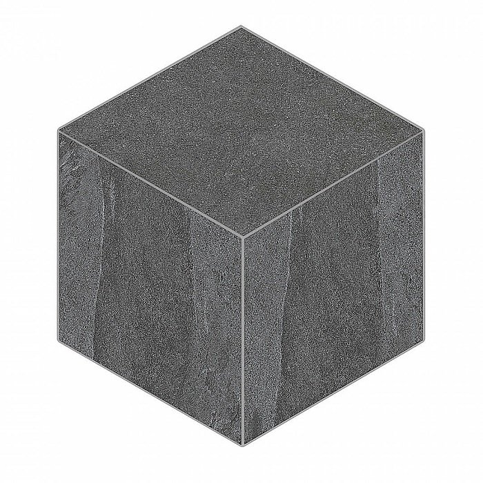 Мозаика Estima Terra Anthracite LN03/TE03 Cube Неполированный 29x25 36748, цвет серый, поверхность матовая, шестиугольник, 250x290