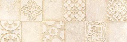 Керамическая плитка Ceramika Konskie Malta Patchwork, цвет бежевый, поверхность глянцевая, прямоугольник, 250x750