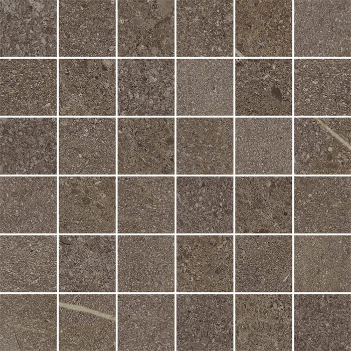 Мозаика Italon Contempora Bern Mosaic 610110000130, цвет коричневый, поверхность патинированная, квадрат, 300x300