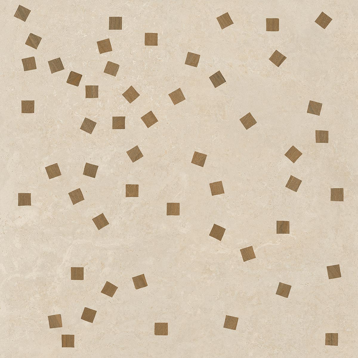 Широкоформатный керамогранит Vives London Lambeth-R Natural, цвет коричневый бежевый, поверхность матовая, квадрат, 1200x1200
