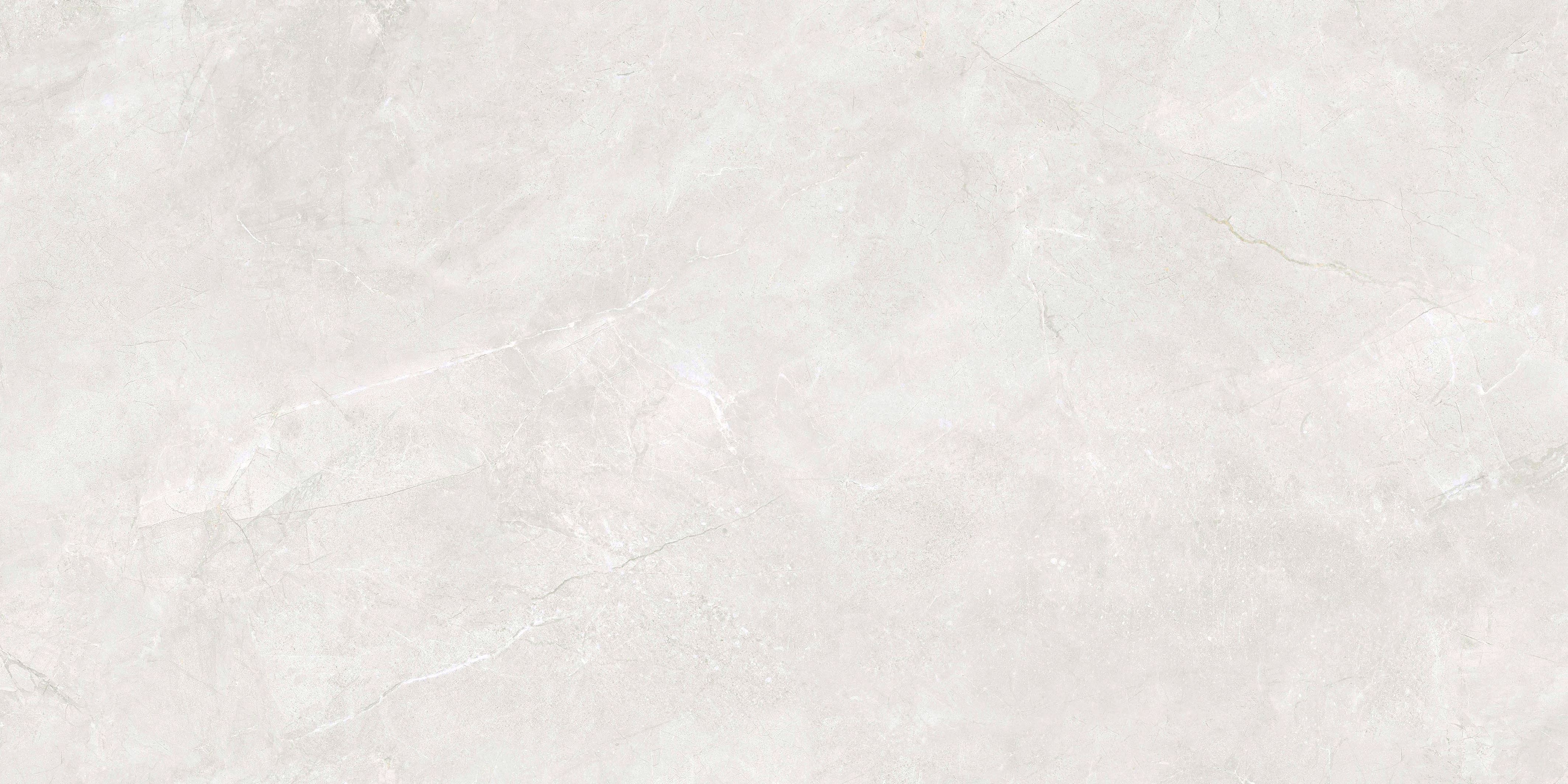 Керамогранит Zodiac Ancona Bianco-MS, цвет белый, поверхность глянцевая рельефная, прямоугольник, 750x1500