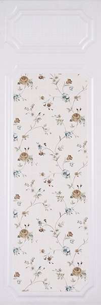 Керамическая плитка Mapisa Josephine Boiserie Sugar Rev., цвет белый, поверхность глянцевая, прямоугольник, 300x900