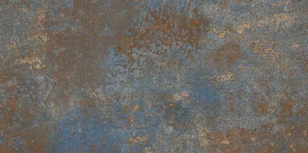 Керамогранит Ocean Ceramic Oxydo Blue 5,5 mm, цвет коричневый голубой, поверхность матовая, прямоугольник, 600x1200