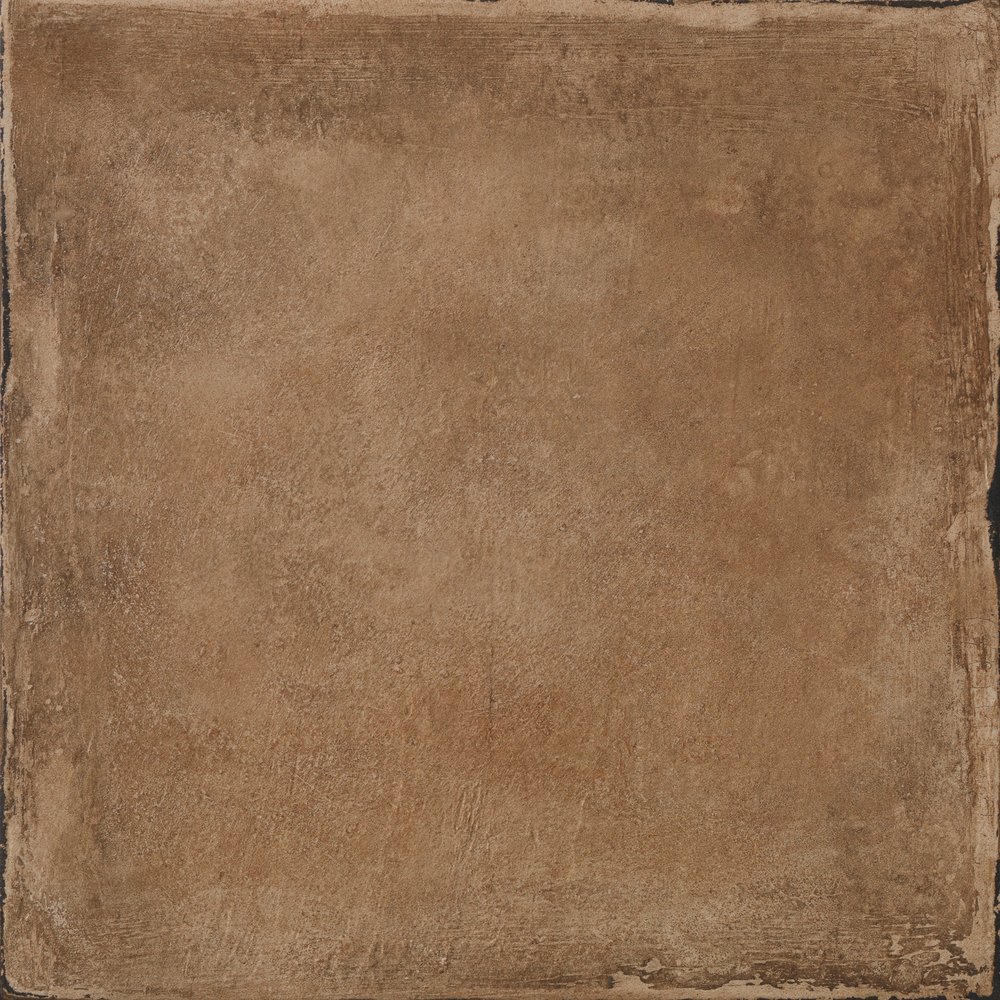 Керамогранит Settecento Gea Cotto, цвет коричневый, поверхность глазурованная, квадрат, 478x478